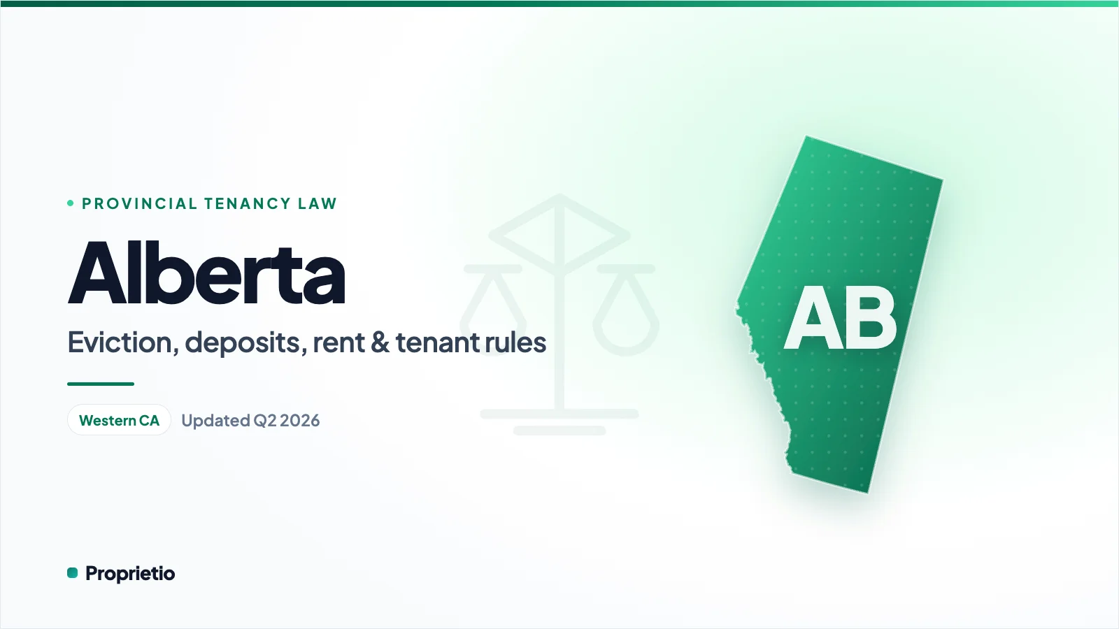 Alberta property management laws — Rent increase rules
