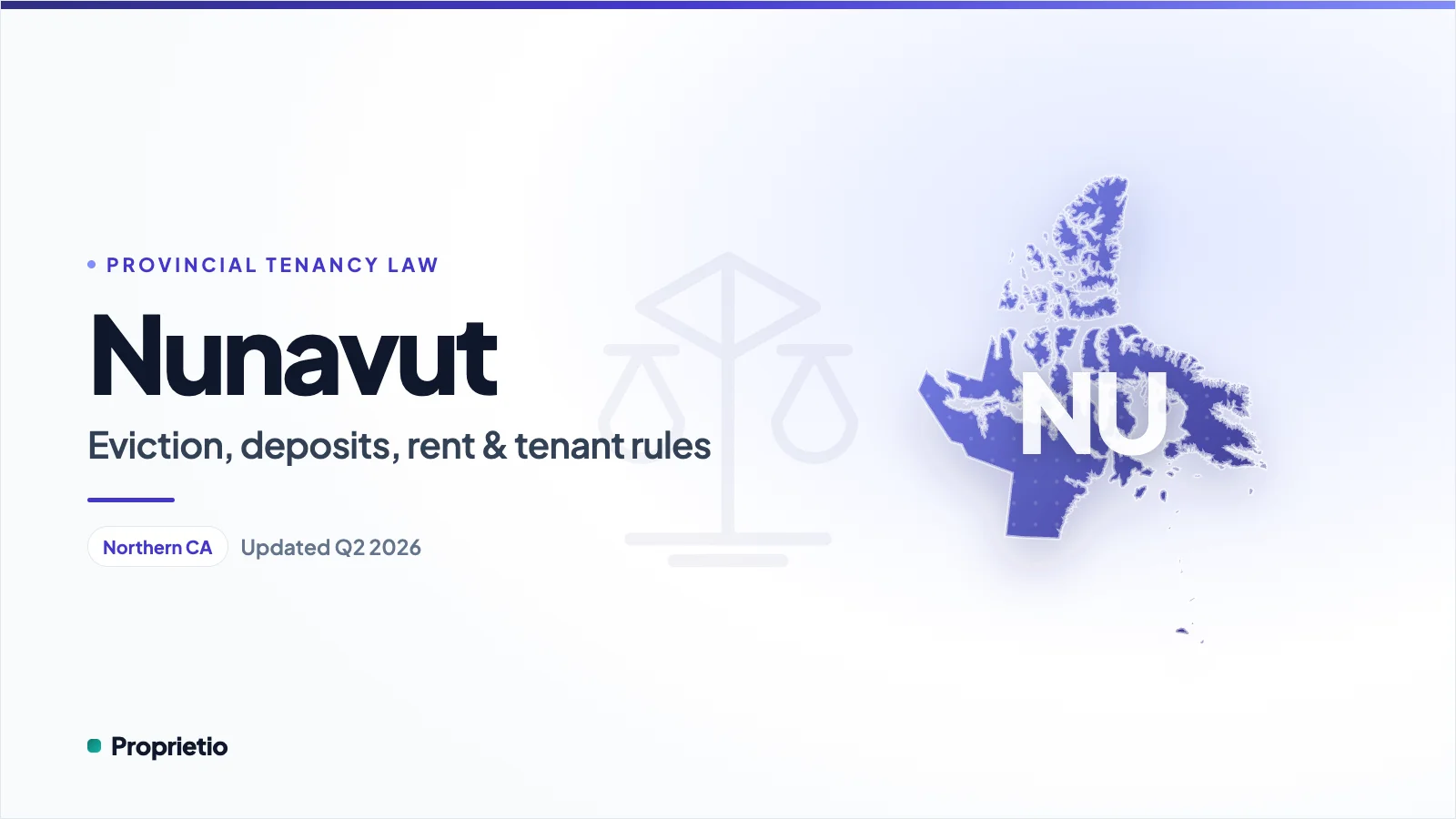 Nunavut property management laws — Rent increase rules