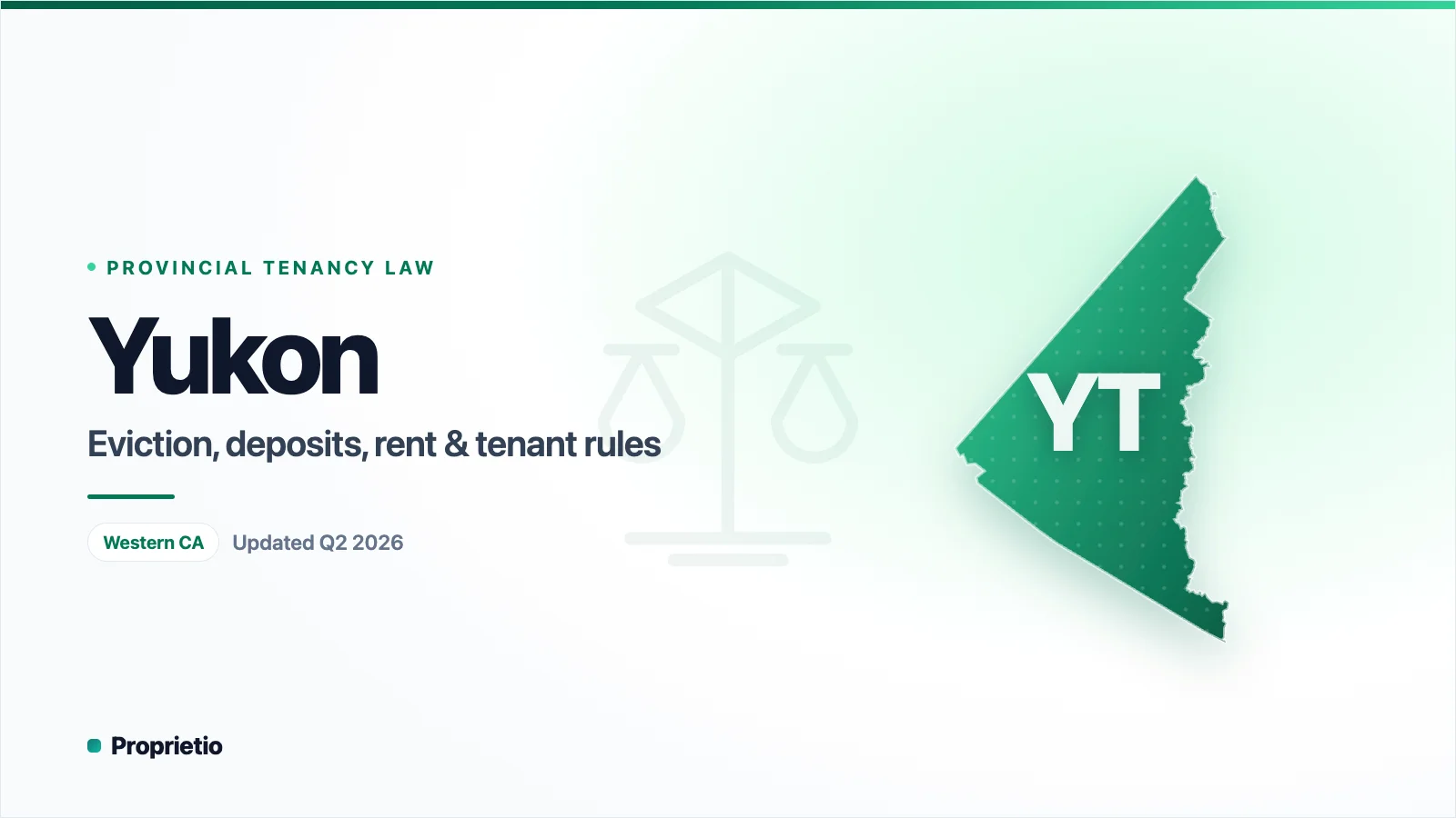 Yukon property management laws — Eviction & termination