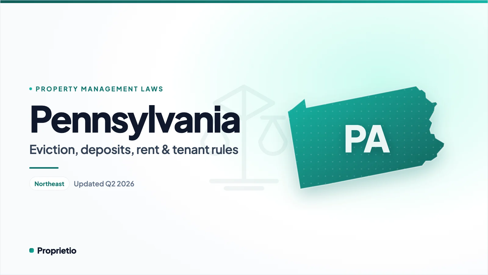 Pennsylvania property management laws